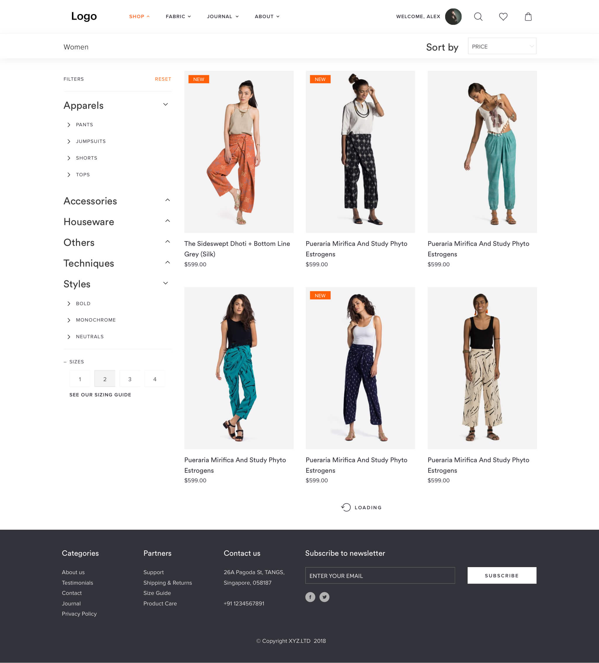Ecommerce app with React