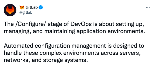 DevOps automation configuration management