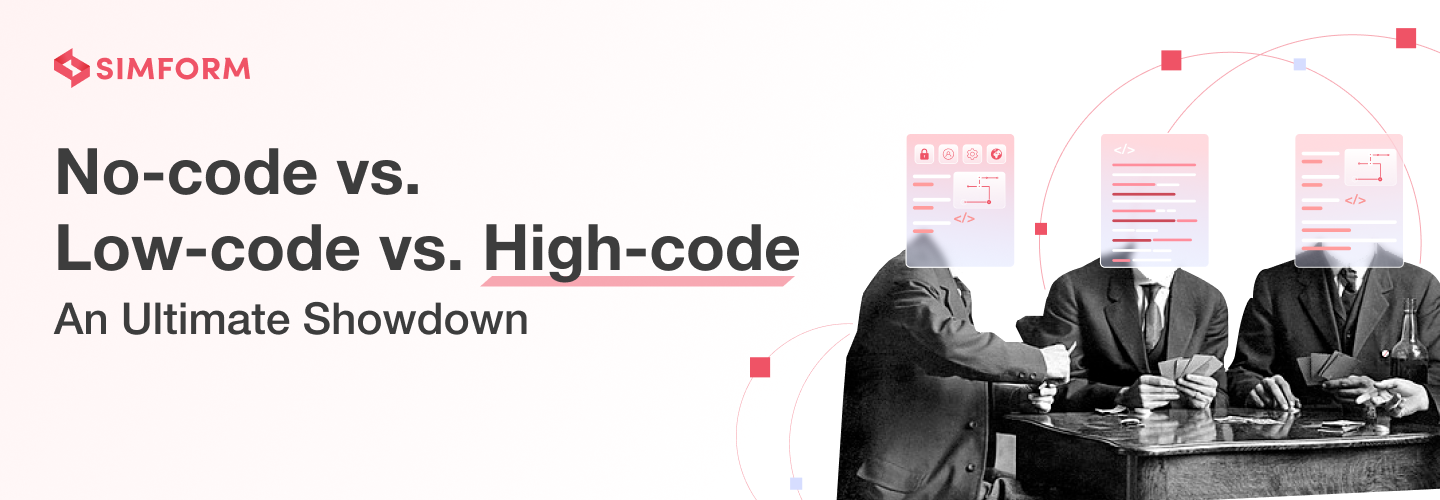 No-code vs. Low-code vs. High-code