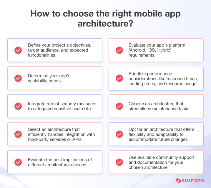 How to choose the right mobile app architecture_