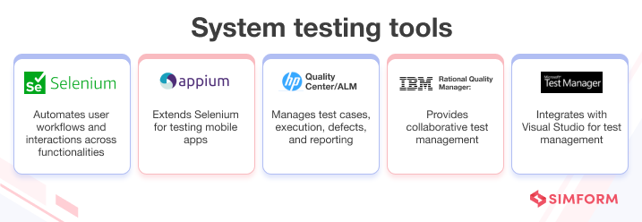 System testing tools